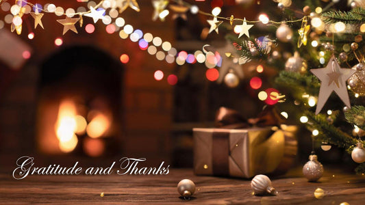 A time for gratitude and thanks.