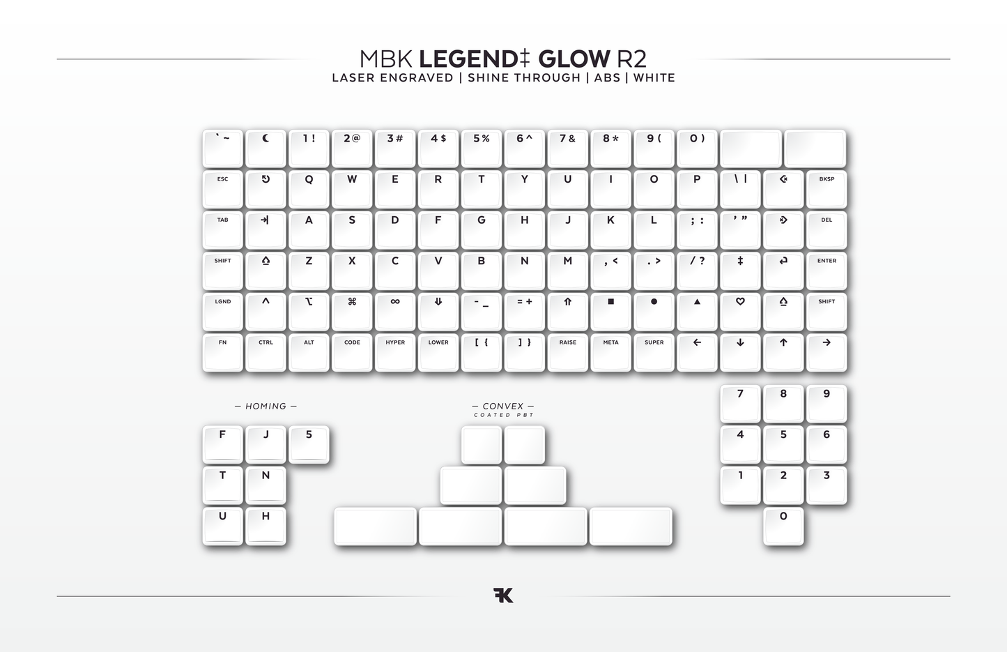 MBK Legend Glow R2 | White